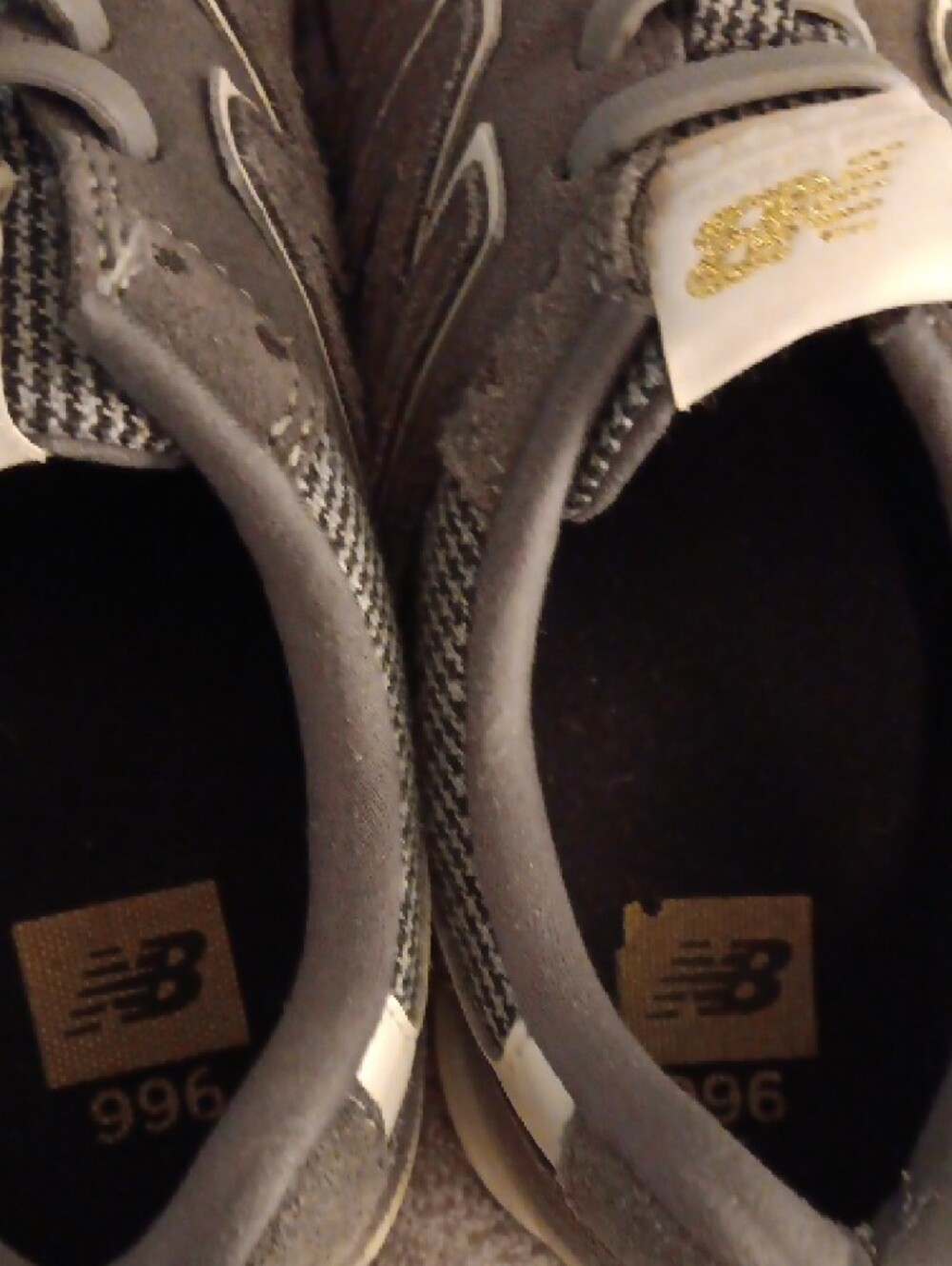 New Balance Men's Gray 966 Casual Sneakers - Picture 4 of 6